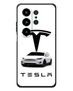 Чехол для Blackview Wave 10 с картинкой «Tesla White Style»