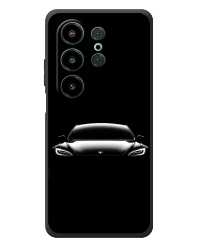 Чехол для Blackview Wave 10 с картинкой «Фары Tesla Night»