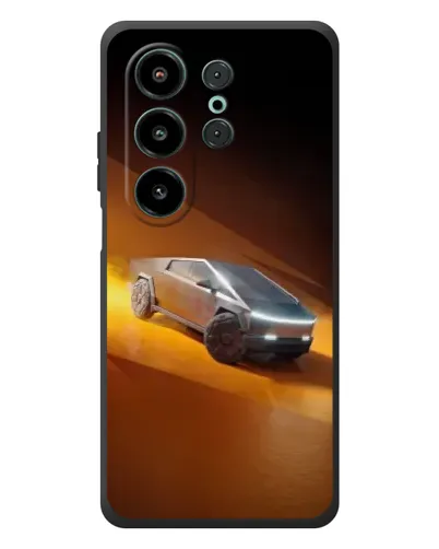 Чехол для Blackview Wave 10 с картинкой «Cybertruck в пустыне»