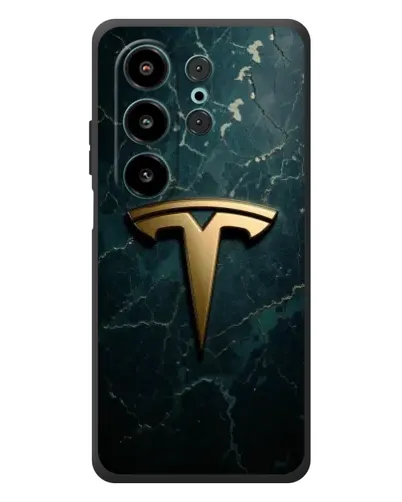 Чехол для Blackview Wave 10 с картинкой «Мраморная Tesla Gold»
