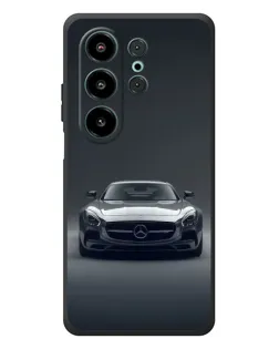 Чехол для Blackview Wave 10 с картинкой «Mercedes на черном»