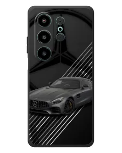 Чехол для Blackview Wave 10 с картинкой «Mercedes AMG — графика»