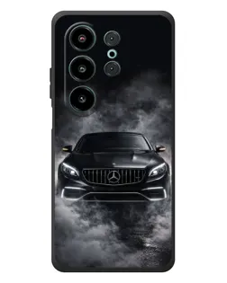 Чехол для Blackview Wave 10 с картинкой «Mercedes в дыму»