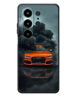 Чохол для Blackview Wave 10 з картинкою «Audi у хмарах диму»