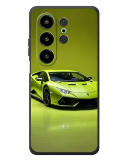 Чохол для Blackview Wave 10 з картинкою «Салатовий Lamborghini Huracan»