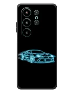 Чохол для Blackview Wave 10 з картинкою «Неоновий контур Lamborghini»