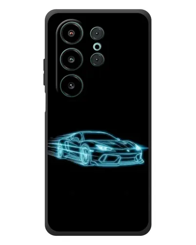Чохол для Blackview Wave 10 з картинкою «Неоновий контур Lamborghini»
