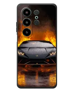 Чохол для Blackview Wave 10 з картинкою «Lamborghini у вогні»