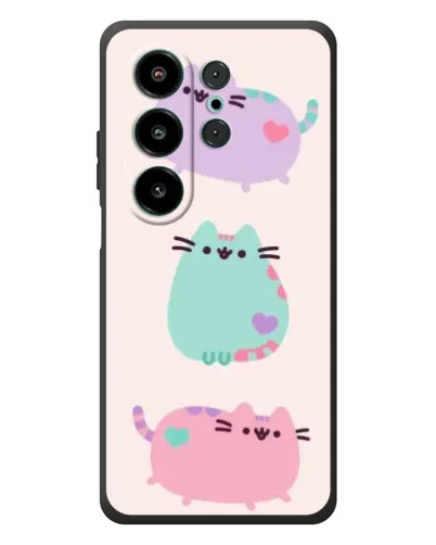 Чехол для Blackview Wave 10 с картинкой «Pusheen трио» Чехол для Blackview Wave 10 с картинкой «Pusheen трио»