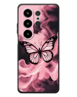 Чохол для Blackview Wave 10 з картинкою «Метелик у диму»