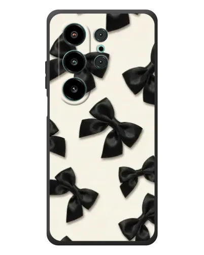 Чохол для Blackview Wave 10 з картинкою «Чорні бантики» Чохол для Blackview Wave 10 з картинкою «Чорні бантики»