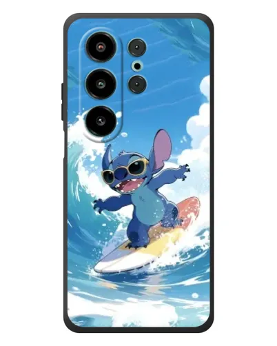 Чехол для Blackview Wave 10 с картинкой «Стич на волне»
