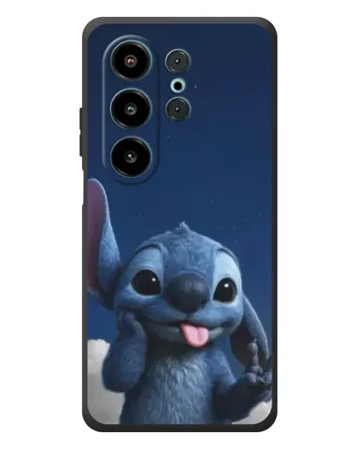 Чехол для Blackview Wave 10 с картинкой «Стич в облаках»