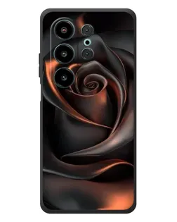 Чехол для Blackview Wave 10 с картинкой «Шелковая черная роза» Чехол для Blackview Wave 10 с картинкой «Шелковая черная роза»
