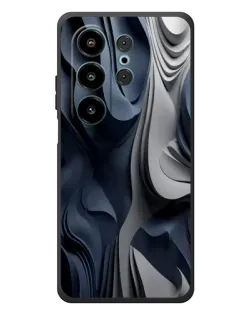 Чехол для Blackview Wave 10 с картинкой «Объемные синие складки» Чехол для Blackview Wave 10 с картинкой «Объемные синие складки»