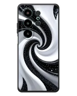 Чехол для Blackview Wave 10 с картинкой «Черно-белая спираль» Чехол для Blackview Wave 10 с картинкой «Черно-белая спираль»