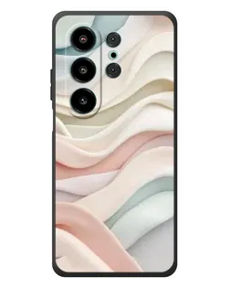 Чехол для Blackview Wave 10 с картинкой «Пастельные нежные волны»