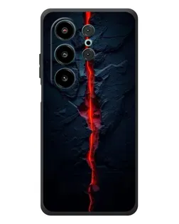Чехол для Blackview Wave 10 с картинкой «Kрасная лавовая трещина»