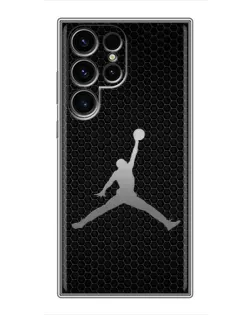 Чехол для Blackview Wave 10C с картинкой «Jordan Dark Carbon»