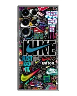 Чехол для Blackview Wave 10C с картинкой «Яркий коллаж Nike»