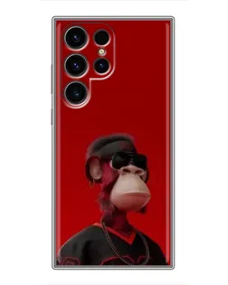 Чохол для Blackview Wave 10C з картинкою «Bored Ape в червоному» Чохол для Blackview Wave 10C з картинкою «Bored Ape в червоному»