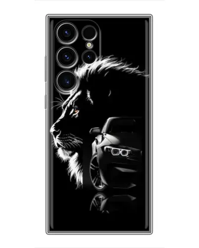 Чехол для Blackview Wave 10C с картинкой «BMW и лев» Чехол для Blackview Wave 10C с картинкой «BMW и лев»
