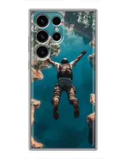 Чехол для Blackview Wave 10C с картинкой «PUBG — свободное падение»