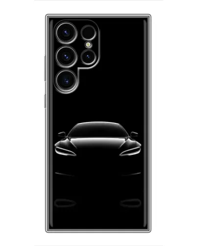 Чехол для Blackview Wave 10C с картинкой «Силуэт Tesla Night»
