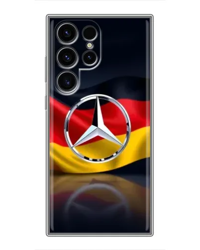 Чехол для Blackview Wave 10C с картинкой «Mercedes — флаг Германии»