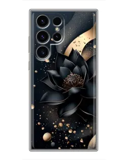 Чехол для Blackview Wave 10C с картинкой «Черный лотос»
