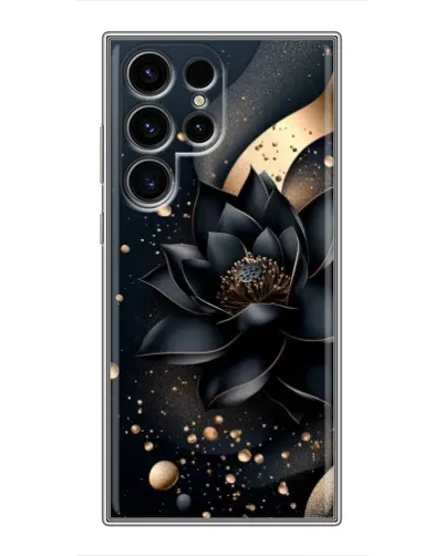 Чехол для Blackview Wave 10C с картинкой «Черный лотос»