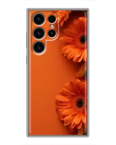 Чехол для Blackview Wave 10C с картинкой «Оранжевые герберы»