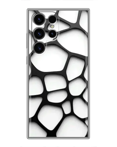 Чехол для Blackview Wave 10C с картинкой «Белая объемная сетка» Чехол для Blackview Wave 10C с картинкой «Белая объемная сетка»
