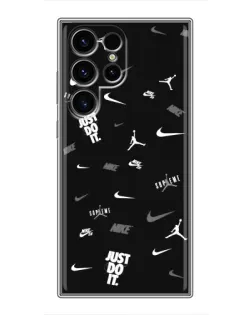 Чохол для Blackview Wave 2C з картинкою «Nike Black Pattern»