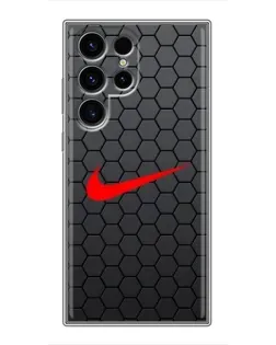 Чохол для Blackview Wave 2C з картинкою «Nike — карбонова сітка»