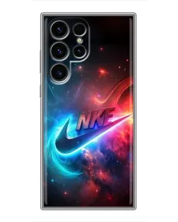 Чохол для Blackview Wave 2C з картинкою «Вогняний логотип Nike»