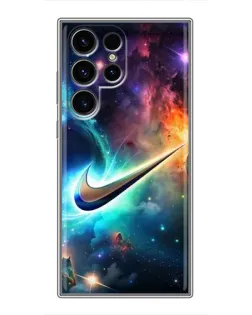 Чохол для Blackview Wave 2C з картинкою «Космічний Nike Swoosh»