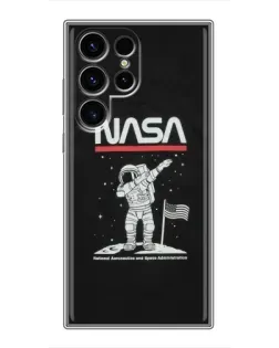 Чохол для Blackview Wave 2C з картинкою «NASA — крокуємо по Місяцю»