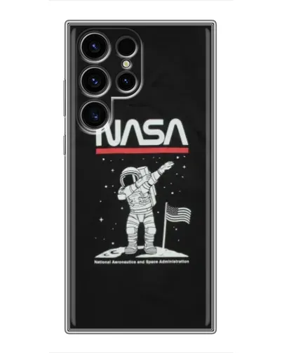 Чохол для Blackview Wave 2C з картинкою «NASA — крокуємо по Місяцю»