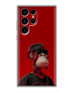 Чохол для Blackview Wave 2C з картинкою «Bored Ape в червоному» Чохол для Blackview Wave 2C з картинкою «Bored Ape в червоному»
