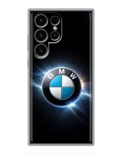 Чохол для Blackview Wave 2C з картинкою «BMW — неонове сяйво»