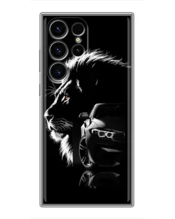 Чохол для Blackview Wave 2C з картинкою «BMW та лев»