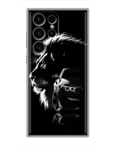 Чохол для Blackview Wave 2C з картинкою «BMW та лев»