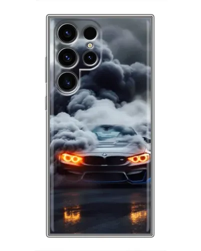 Чохол для Blackview Wave 2C з картинкою «BMW у диму»