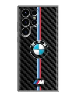 Чохол для Blackview Wave 2C з картинкою «Емблема BMW та карбон»