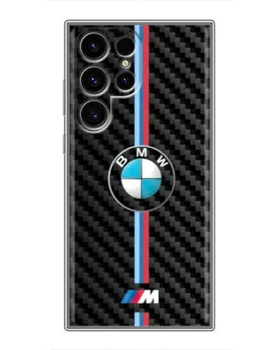 Чохол для Blackview Wave 2C з картинкою «Емблема BMW та карбон»