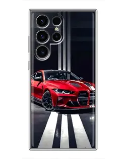 Чохол для Blackview Wave 2C з картинкою «Червона BMW на дорозі»