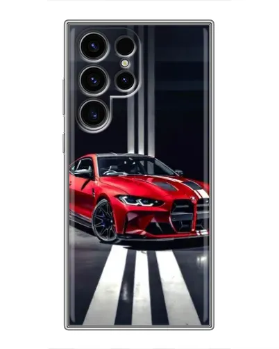 Чохол для Blackview Wave 2C з картинкою «Червона BMW на дорозі»