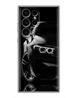 Чохол для Blackview Wave 2C з картинкою «Чорна BMW — профіль»