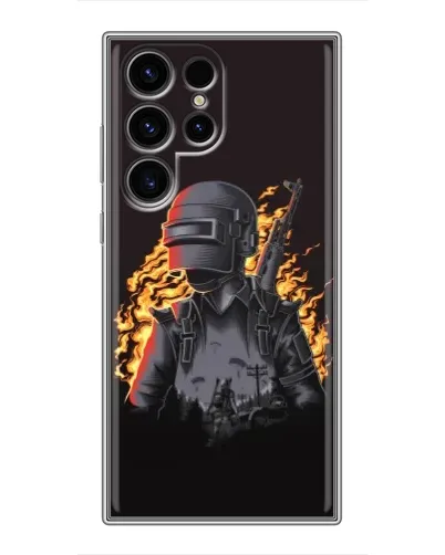 Чохол для Blackview Wave 2C з картинкою «PUBG — вогняний силует» Чохол для Blackview Wave 2C з картинкою «PUBG — вогняний силует»